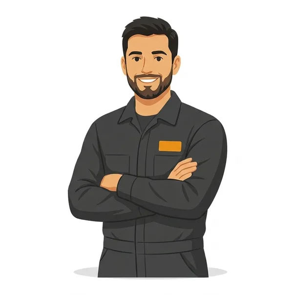 Illustration of Daniel Navarro, Navarro Garage Door